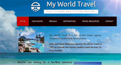 Desktop Screenshot of myworldtravel.com